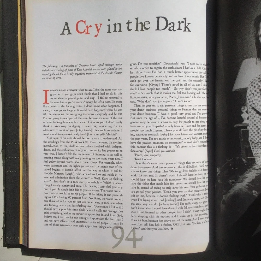 COBAIN | ROLLING STONE | 1994 FIRST EDITION | NEAR MINT CONDITION - Picture 4 of 9